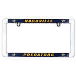 Wholesale-Nashville Predators Lic Plt Frame Metal Thin Rim Value