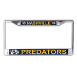 Wholesale-Nashville Predators MEGA Lic Plt Frame S/L Printed