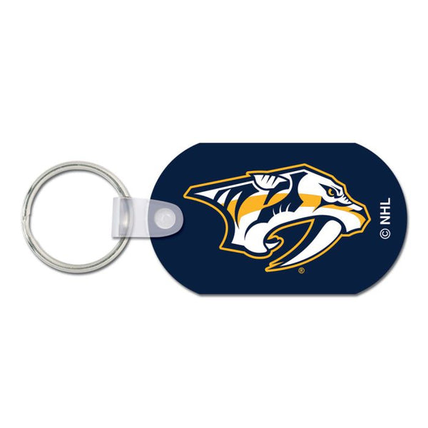 Wholesale-Nashville Predators Metal Key Ring - Aluminum