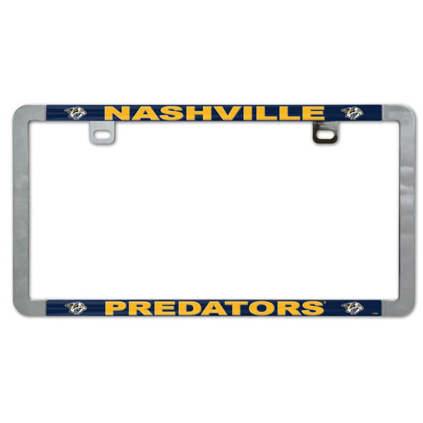 Wholesale-Nashville Predators Metal Lic. Plate Frame Slim