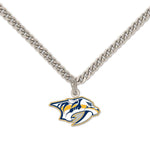 Wholesale-Nashville Predators Necklace w/Charm Clamshell