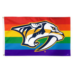 Wholesale-Nashville Predators PRIDE Flag - Deluxe 3' X 5'