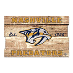 Wholesale-Nashville Predators Wood Sign 19"x30" 3/8" Thick