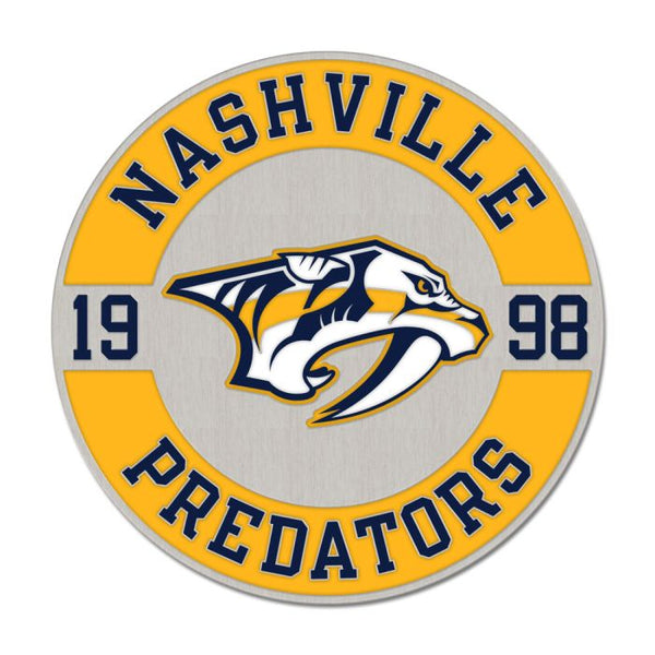 Wholesale-Nashville Predators round est Collector Enamel Pin Jewelry Card