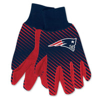 Wholesale-New England Patriots Adult Two Tone Gloves