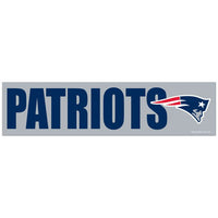 Wholesale-New England Patriots Bumper Strip 3" x 12"