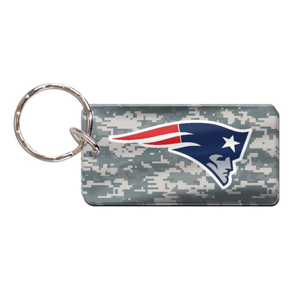 Wholesale-New England Patriots CAMO Keychain Rectangle