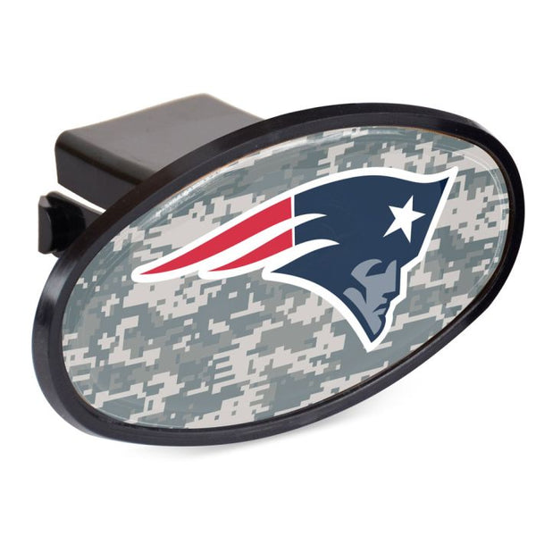 Wholesale-New England Patriots CAMO Oval 2" Hitch Receiver