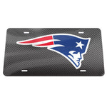 Wholesale-New England Patriots CARBON Acrylic Classic License Plates