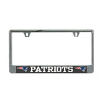 Wholesale-New England Patriots CARBON Lic Plate Frame B/O Printed