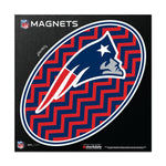 Wholesale-New England Patriots CHEVRON Outdoor Magnets 6" x 6"