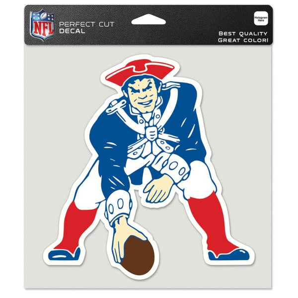 Wholesale-New England Patriots / Classic Logo Perfect Cut Color Decal 8" x 8"