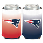 Wholesale-New England Patriots Color Dip Can Cooler 12 oz.