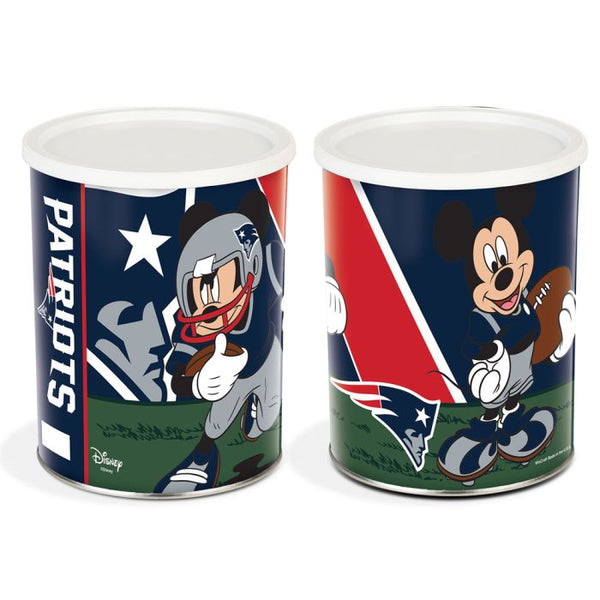 Wholesale-New England Patriots / Disney Mickey Mouse Gift Tin 1 Gallon