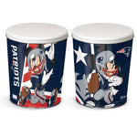 Wholesale-New England Patriots / Disney Mickey Mouse Gift Tin tapered 3 gallon