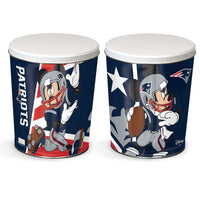 Wholesale-New England Patriots / Disney Mickey Mouse Gift Tin tapered 3 gallon