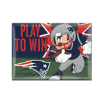 Wholesale-New England Patriots / Disney Mickey Mouse Metal Magnet 2.5" x 3.5"