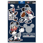 Wholesale-New England Patriots / Disney Mickey Mouse Multi-Use Decal 11" x 17"