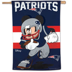 Wholesale-New England Patriots / Disney Mickey Mouse Vertical Flag 28" x 40"