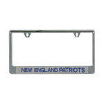 Wholesale-New England Patriots GLITTER BACKGROUND Lic Plate Frame B/O Printed