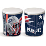 Wholesale-New England Patriots Gift Tin tapered 3 gallon