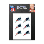 Wholesale-New England Patriots Glitter Tattoo 6 Pack