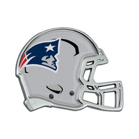 Wholesale-New England Patriots HELMET Chrome Metal Domed Emblem