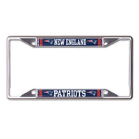 Wholesale-New England Patriots JERSEY Lic Plt Frame S/S Printed