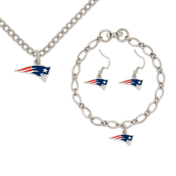 Wholesale-New England Patriots Jewelry Gift Set