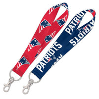 Wholesale-New England Patriots Lanyard Key Strap 1"