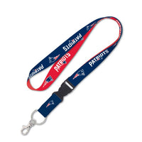 Wholesale-New England Patriots Lanyard w/detachable buckle 1"