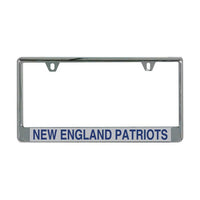 Wholesale-New England Patriots Lic Plate Frame B/O Printed