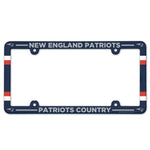 Wholesale-New England Patriots Lic Plate Frame Full Color