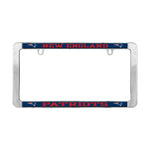 Wholesale-New England Patriots Lic Plt Frame Metal Thin Rim Value