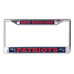 Wholesale-New England Patriots Lic Plt Frame S/L Printed