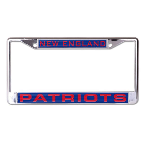 Wholesale-New England Patriots Lic Plt Frame S/L Printed