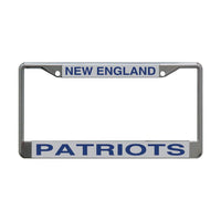 Wholesale-New England Patriots Lic Plt Frame S/L Printed