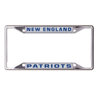 Wholesale-New England Patriots Lic Plt Frame S/S Printed