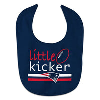 Wholesale-New England Patriots Little Kicker All Pro Baby Bib