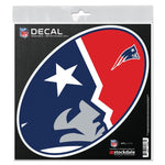 Wholesale-New England Patriots MEGA All Surface Decal 6" x 6"