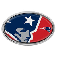 Wholesale-New England Patriots MEGA Chrome Metal Domed Emblem