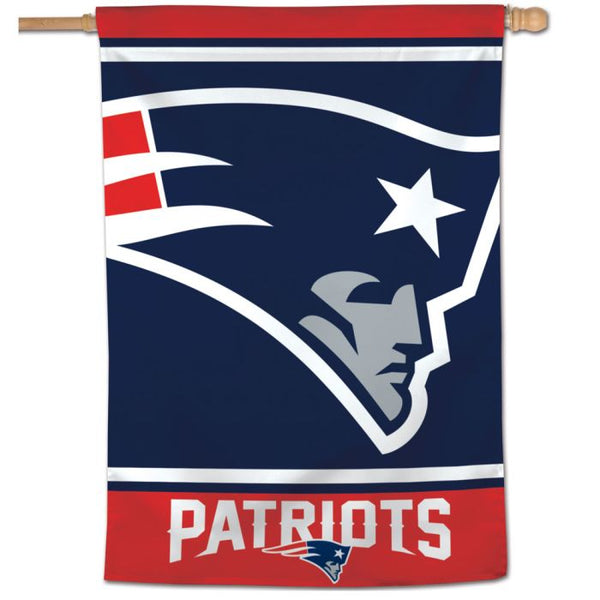 Wholesale-New England Patriots MEGA LOGO Vertical Flag 28" x 40"