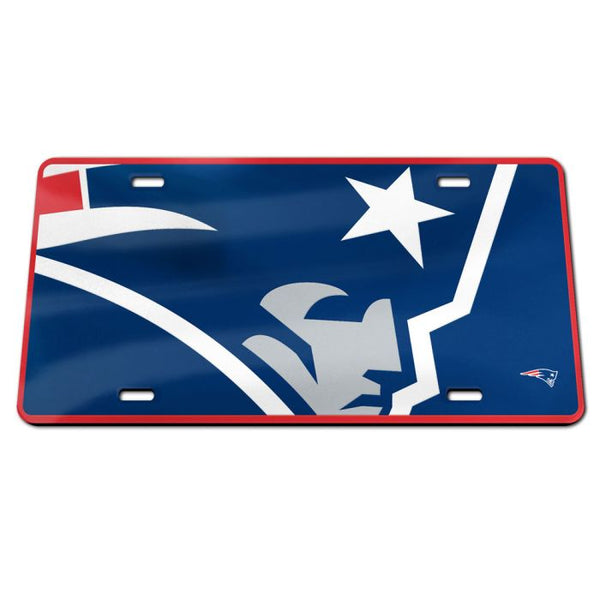 Wholesale-New England Patriots MEGA Specialty Acrylic License Plate