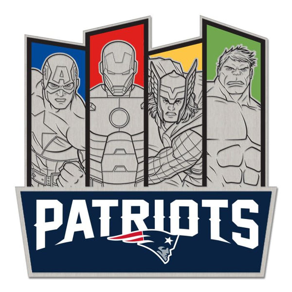 Wholesale-New England Patriots / Marvel (C) 2021 Marvel Collector Pin Jewelry Card