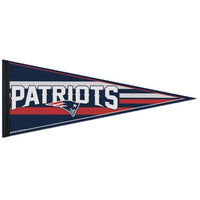 Wholesale-New England Patriots Mesh Bkg Classic Pennant, carded 12" x 30"