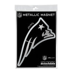 Wholesale-New England Patriots Metallic Magnets 5" x 7"