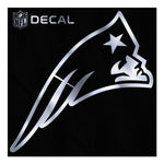 Wholesale-New England Patriots Metallic Window Decals 12" x 12"