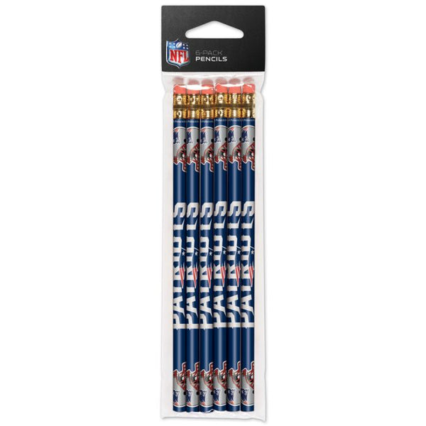 Wholesale-New England Patriots Pencil 6-pack