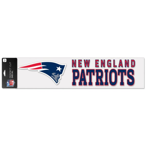 Wholesale-New England Patriots Perfect Cut Decals 4" x 17"