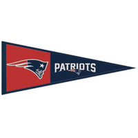 Wholesale-New England Patriots Primary Wool Pennant 13" x 32"